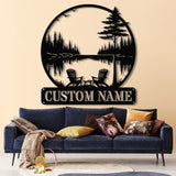 Custom Lakehouse Sign, Personalized Cabin Name Sign, Dad Gift, Lakehouse Decor, Family Name Sign, Outdoor Sign, Christmas Gift