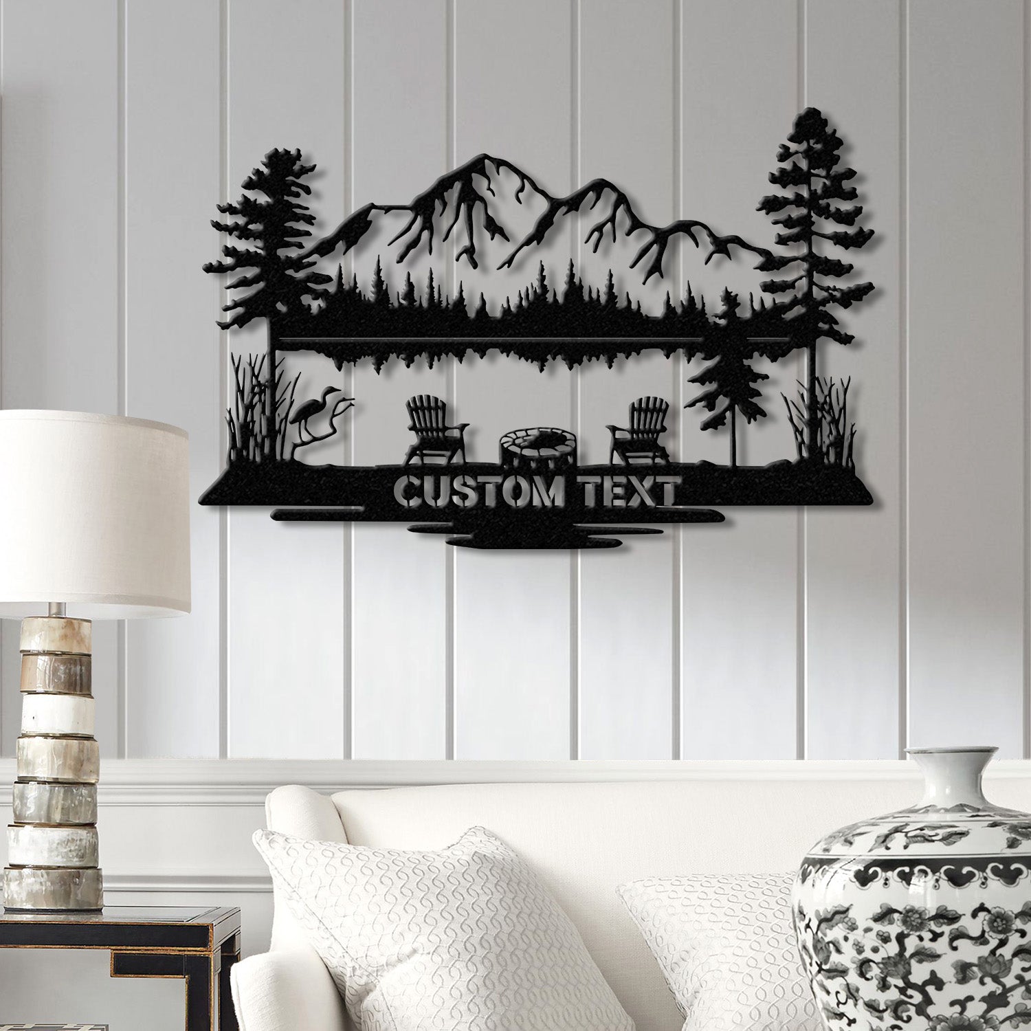 Custom Lakehouse Sign, Personalized Cabin Name Sign, Dad Gift, Lakehouse Decor, Family Name Sign, Outdoor Sign, Christmas Gift