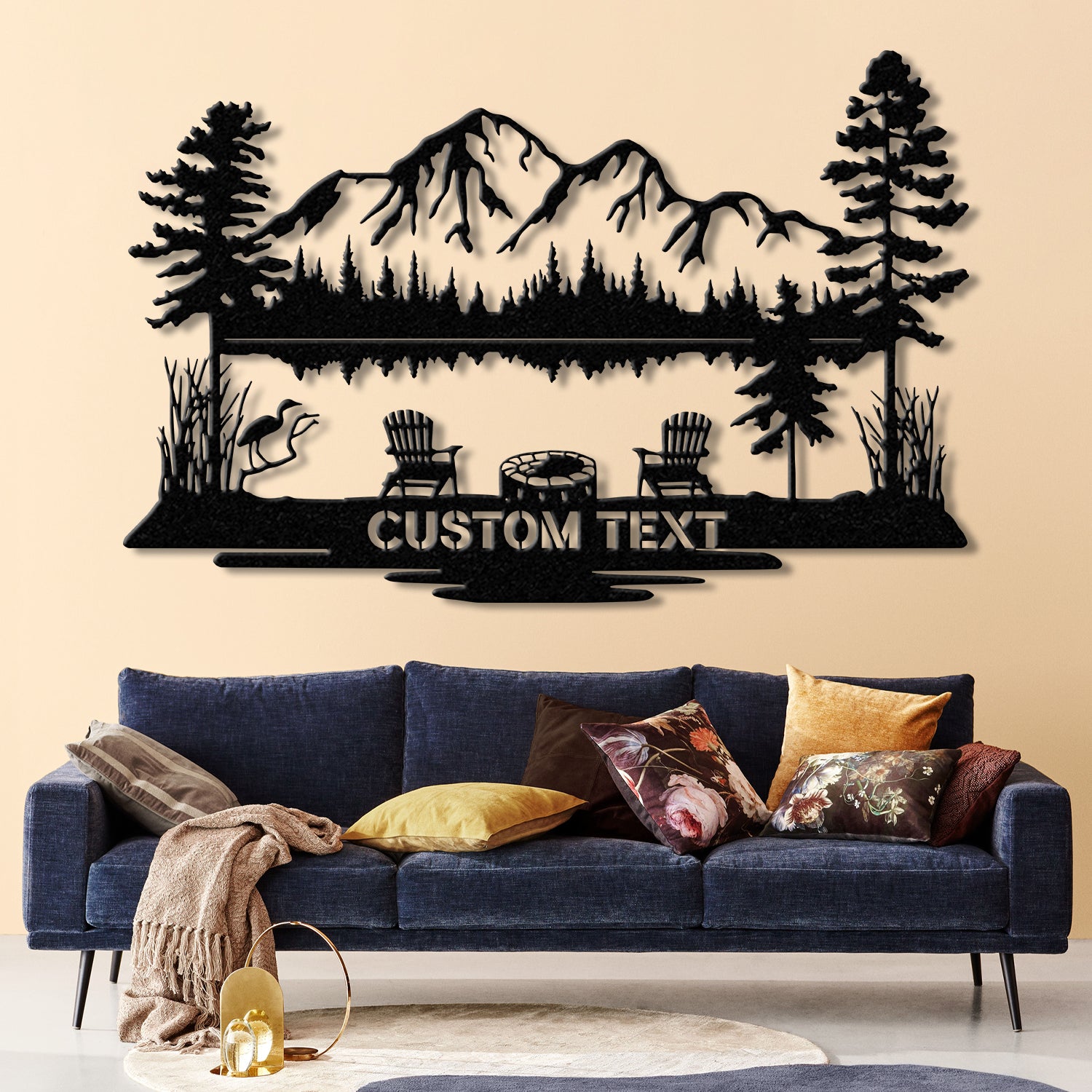 Custom Lakehouse Sign, Personalized Cabin Name Sign, Dad Gift, Lakehouse Decor, Family Name Sign, Outdoor Sign, Christmas Gift