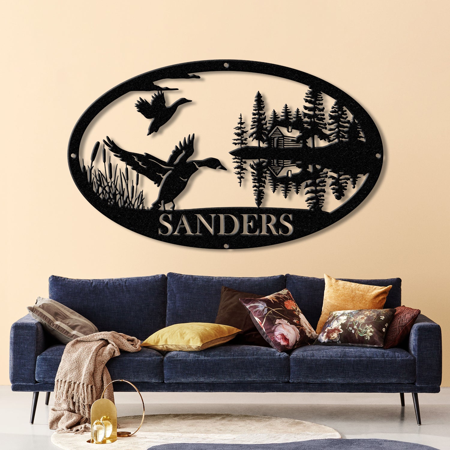 Custom Lakehouse Sign, Personalized Cabin Name Sign, Dad Gift, Lakehouse Decor, Family Name Sign, Outdoor Sign, Christmas Gift