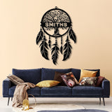 Custom Tree Of Life Dream Catcher Metal Wall Art with Led Lights, Dreamcatcher Wall Hanging, Dreamcatcher Decor, Christmas gifts, Home Decor