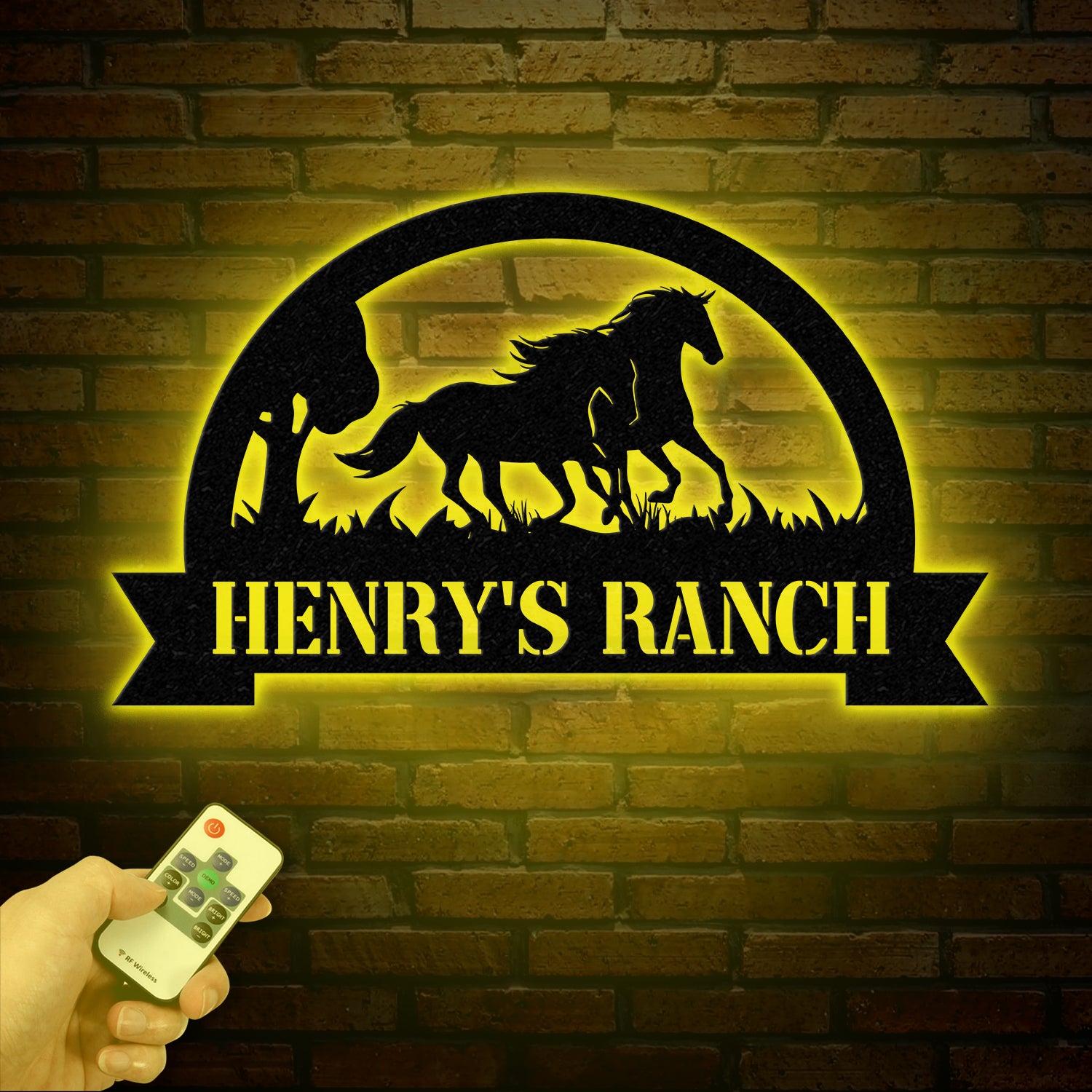 Custom Horse Ranch Sign, Personalized Metal Ranch Sign, Metal Hose Sign, Camp Sign, Horse Stall, Horse Farm Decor, Barn Sign, Farmer Gifts