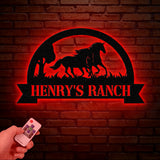 Custom Horse Ranch Sign, Personalized Metal Ranch Sign, Metal Hose Sign, Camp Sign, Horse Stall, Horse Farm Decor, Barn Sign, Farmer Gifts
