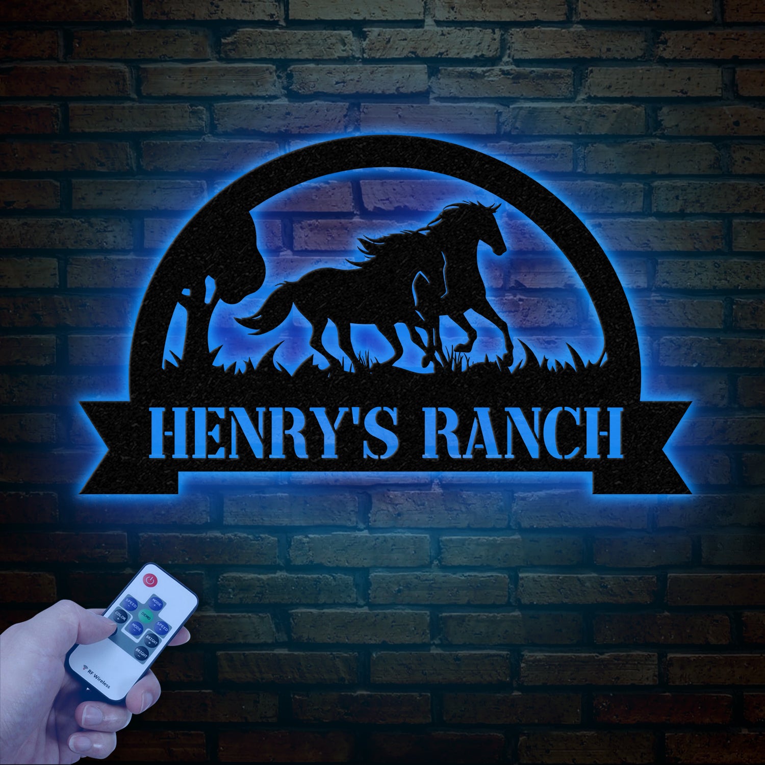 Custom Horse Ranch Sign, Personalized Metal Ranch Sign, Metal Hose Sign, Camp Sign, Horse Stall, Horse Farm Decor, Barn Sign, Farmer Gifts