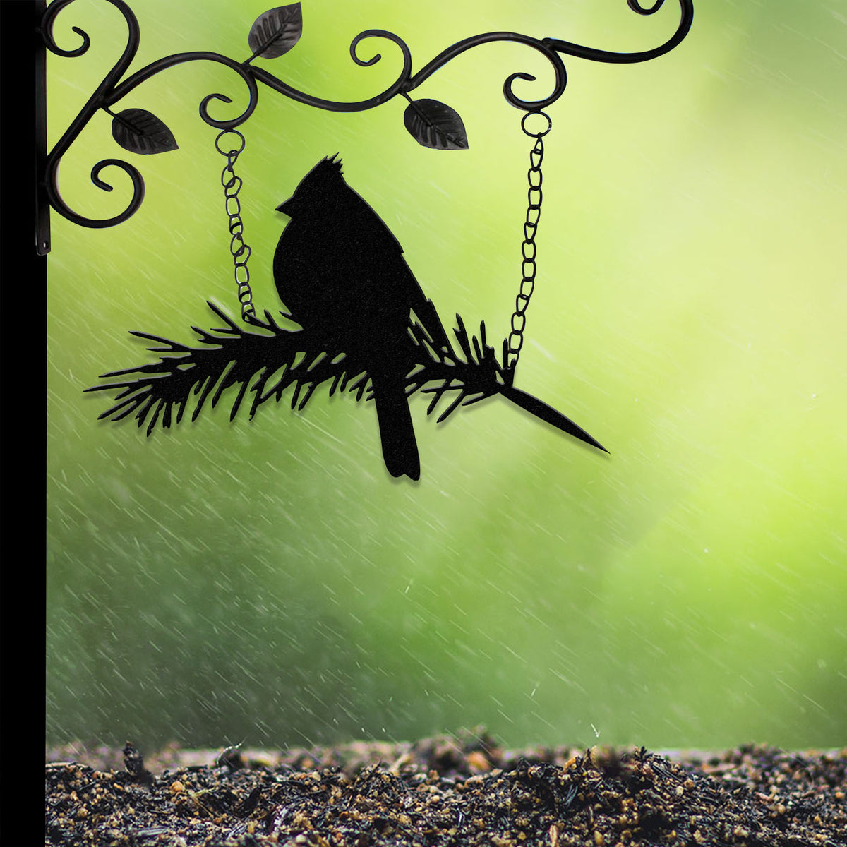 Cardinals Metal Bird Yard Garden Art, Metal Yard Art, Tree sign, Memorial Sign, Bird Lover Gifts, Patio Decor, Christmas Gifts
