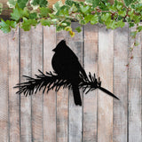 Cardinals Metal Bird Yard Garden Art, Metal Yard Art, Tree sign, Memorial Sign, Bird Lover Gifts, Patio Decor, Christmas Gifts