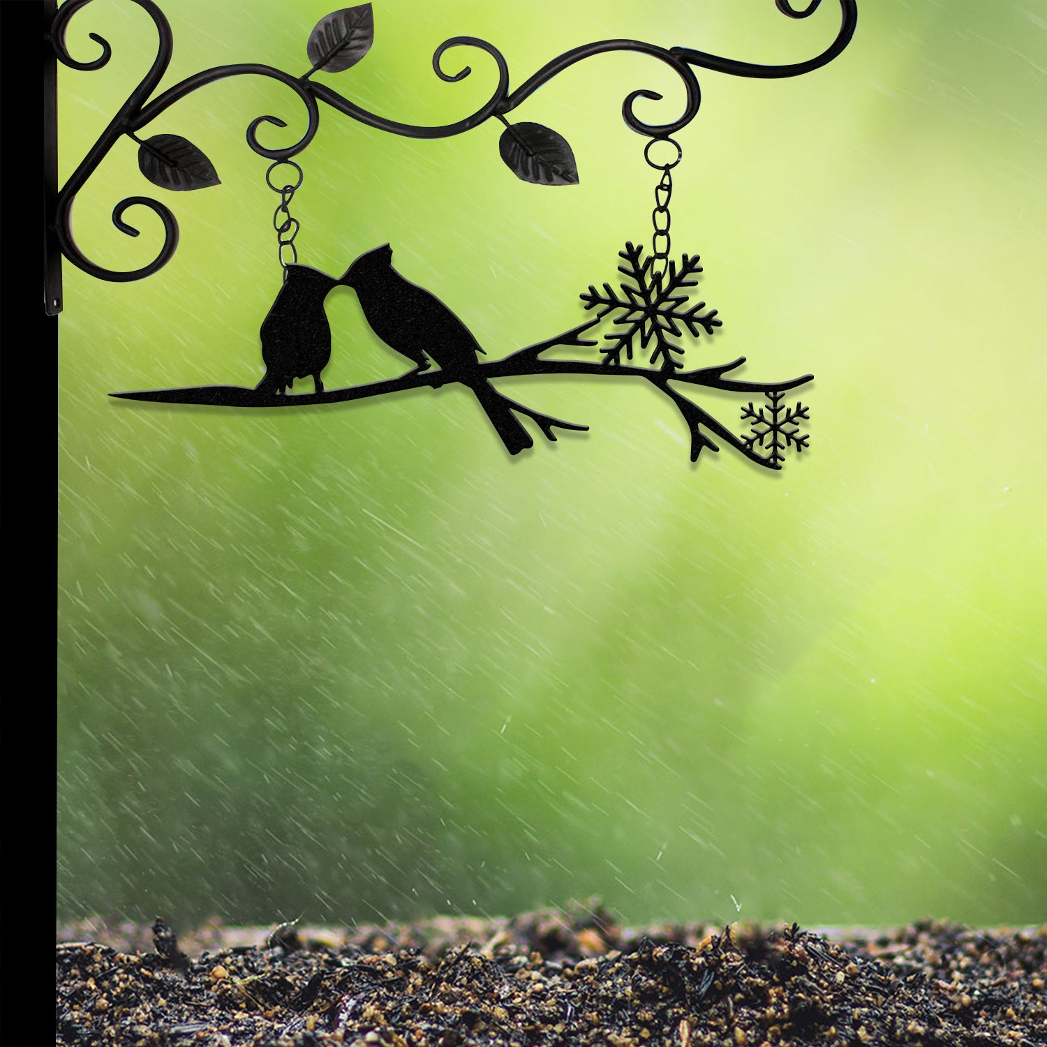 Cardinal Metal Bird Yard Garden Art, Metal Yard Art, Tree sign, Memorial Sign, Bird Lover Gifts, Christmas Gifts
