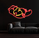 Adorable Cat Neon Sign - Custom Kitty LED Sign with Heart, Cozy Pet Room Decor, Cute Cat Lover Gift, Bedroom Wall Art Neon Light