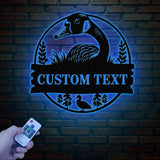 Customized Duck Farm Metal Sign, Quack House Sign, Family Name Metal Sign for Farm House, Duck Hutch Coop Sign, Quack Shack Cabin Decor,