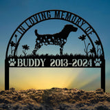 Personalized Jack Russell Memorial Stake, Custom Pet Grave Marker, Pet Loss Gift, Sympathy Sign, Remembrance Stake for Dog Lovers