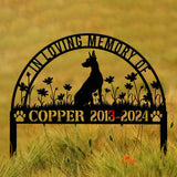 Personalized Doberman Memorial Stake Sign - Pet Grave Marker with Stake, Doberman Gift, Pet Loss Sympathy Sign, Remembrance Stake for Dogs