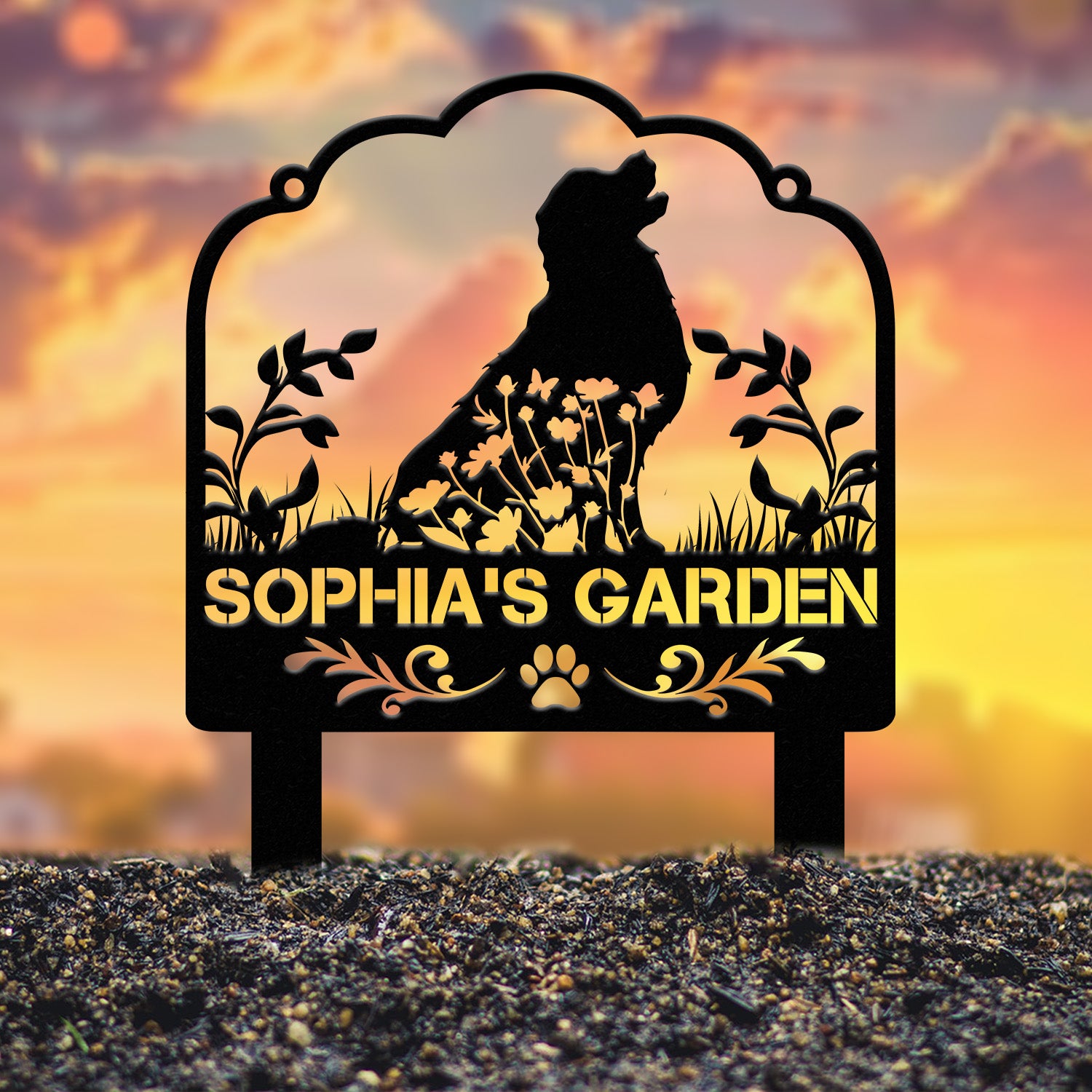 Custom Dog Memorial Stake - Personalized Pet Garden Sign, Dog Grave Marker, Pet Loss Gift, Custom Dog Garden Sign, Remembrance Gift for Pets
