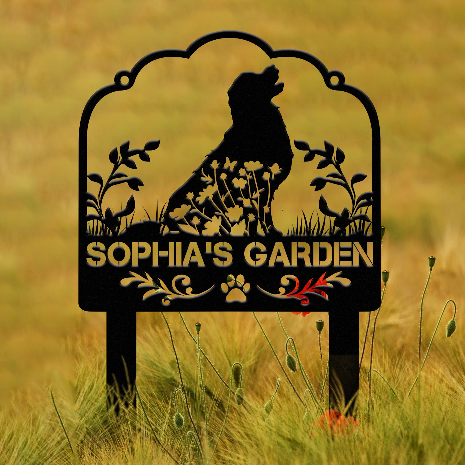 Custom Dog Memorial Stake - Personalized Pet Garden Sign, Dog Grave Marker, Pet Loss Gift, Custom Dog Garden Sign, Remembrance Gift for Pets