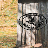 Personalized Pheasant Metal Sign, Custom Pheasant Hunting Name Sign, Wall Decor for Man Cave, Hunter Gift for Dad, Pheasant Decor