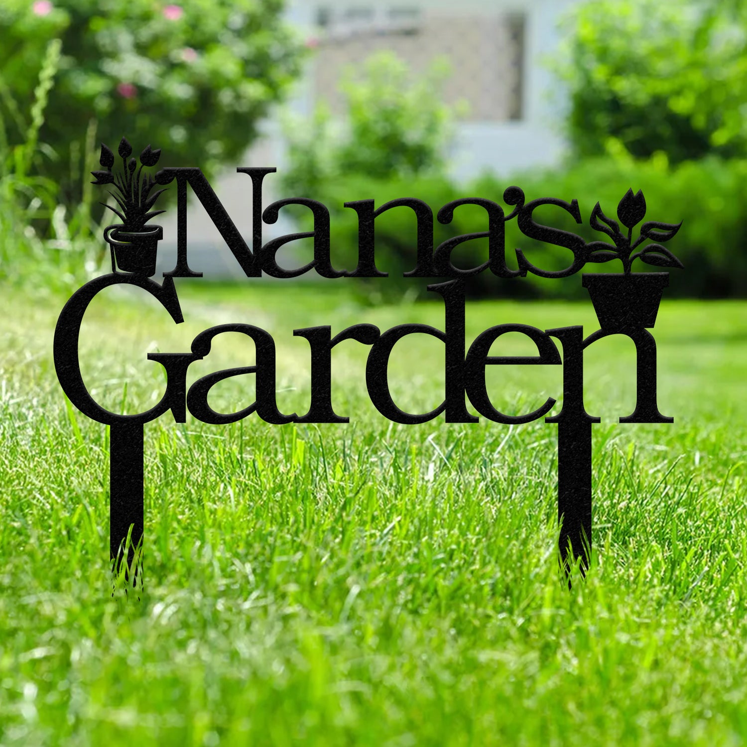 Personalized Nana Garden Sign With Stake, Custom Vegetable Garden Stake, Vegetables Sign, Gardeners Gift, Garden Decor, Gift for Mom Grandma