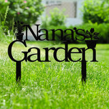 Personalized Nana Garden Sign With Stake, Custom Vegetable Garden Stake, Vegetables Sign, Gardeners Gift, Garden Decor, Gift for Mom Grandma