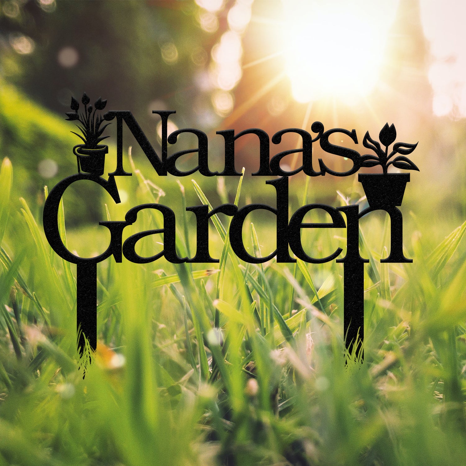 Personalized Nana Garden Sign With Stake, Custom Vegetable Garden Stake, Vegetables Sign, Gardeners Gift, Garden Decor, Gift for Mom Grandma