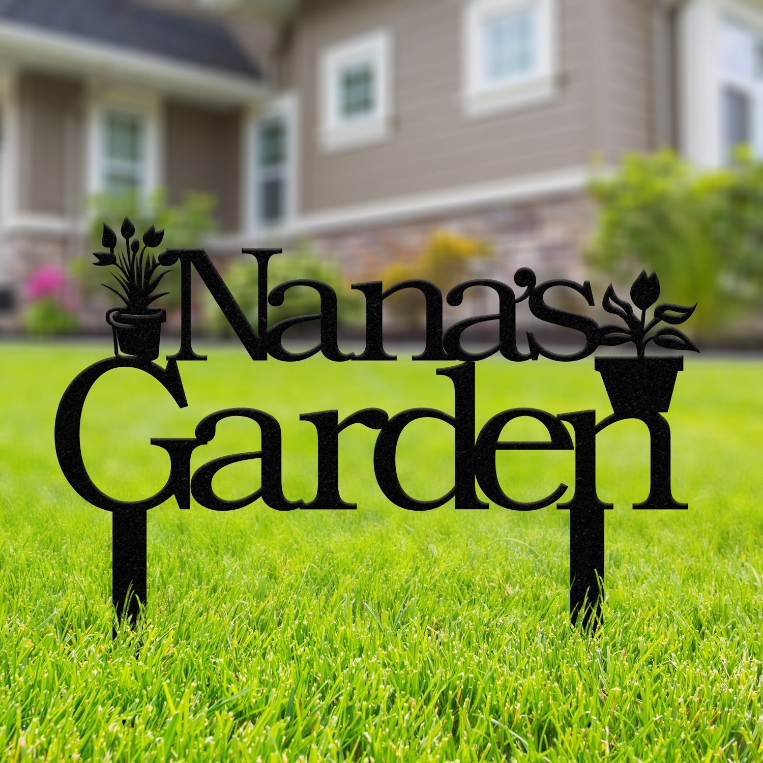 Personalized Nana Garden Sign With Stake, Custom Vegetable Garden Stake, Vegetables Sign, Gardeners Gift, Garden Decor, Gift for Mom Grandma