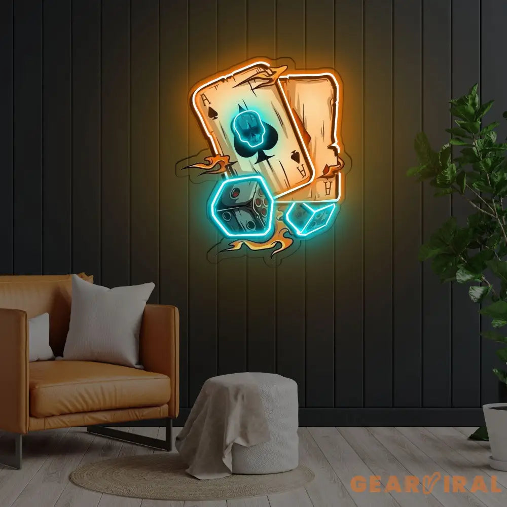 Ace Neon x Acrylic Artwork