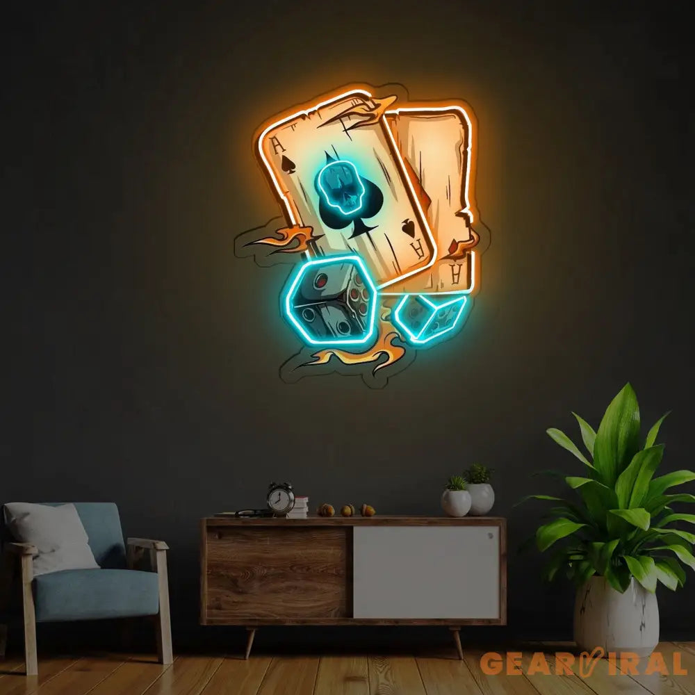 Ace Neon x Acrylic Artwork