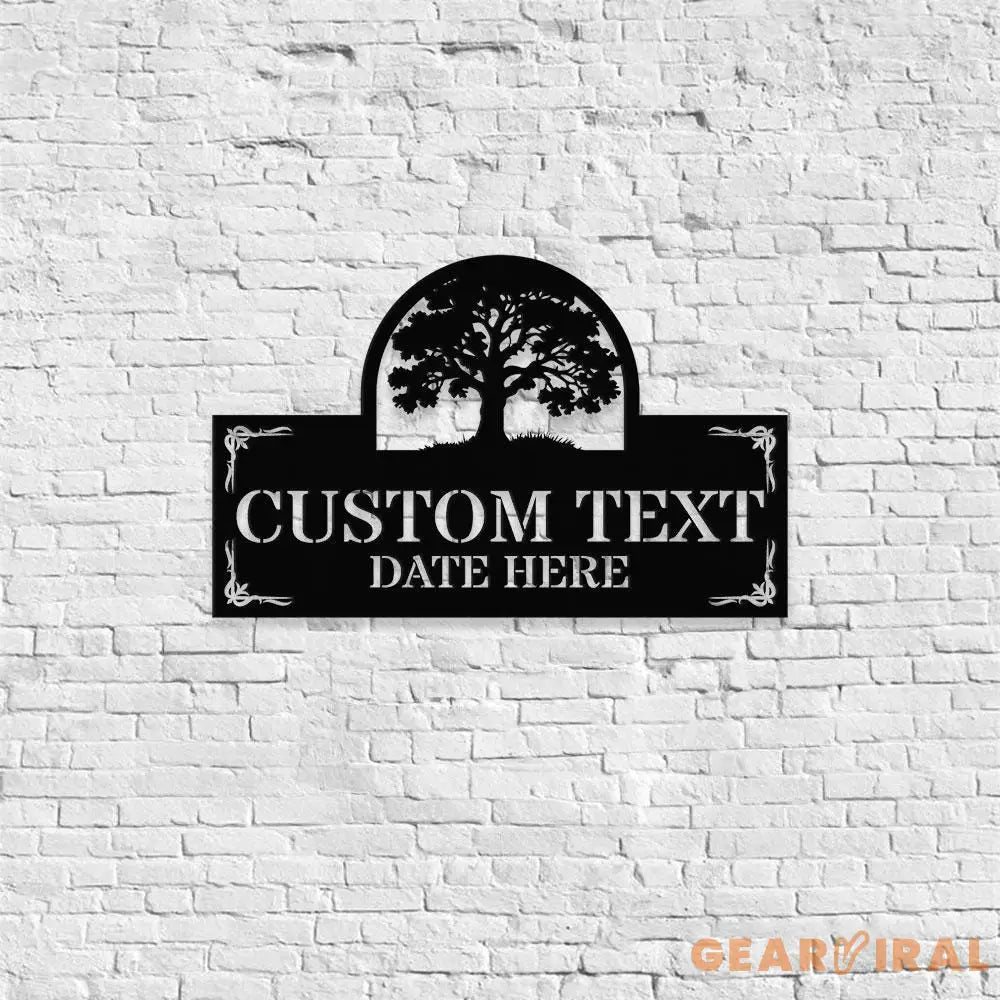 Address Border Art Sign Metal Sign Personalized Family Name Metal Sign Family LED Wall Decor Personalized Wall Art