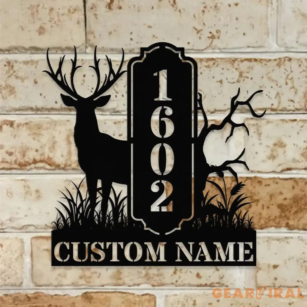 Address Life Tree Metal Sign Personalized Family Name Metal Sign Family LED Wall Decor Personalized Wall Art