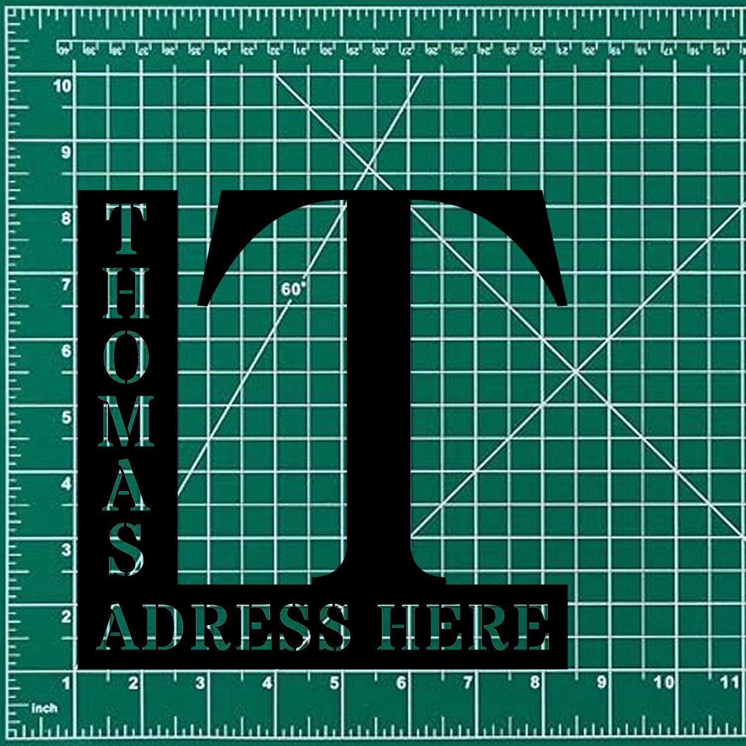 Address Metal House Address Sign, Vertical Address Number Sign, Minimal Address Sign, Home Number, Housewarming Gift, Door Number