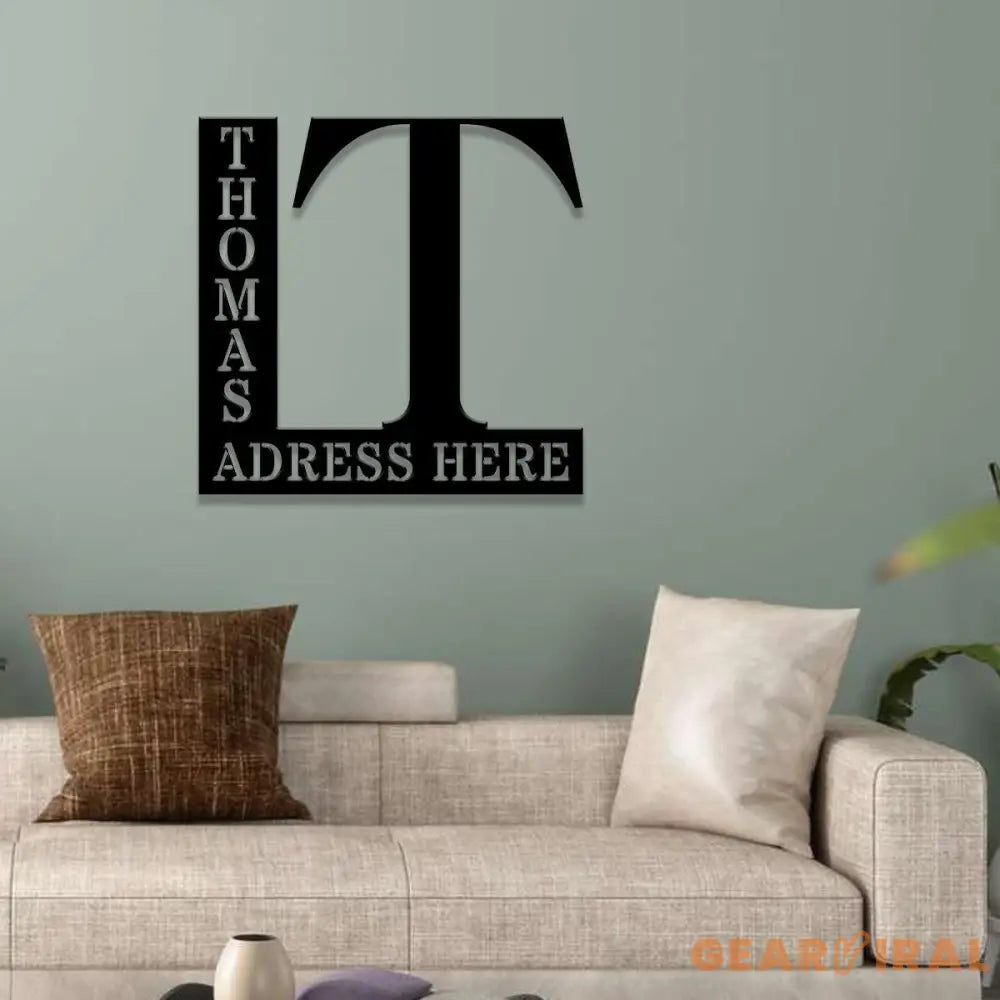 Address Metal House Address Sign Vertical Address Number Sign Minimal Address Sign Home Number Housewarming Gift Door