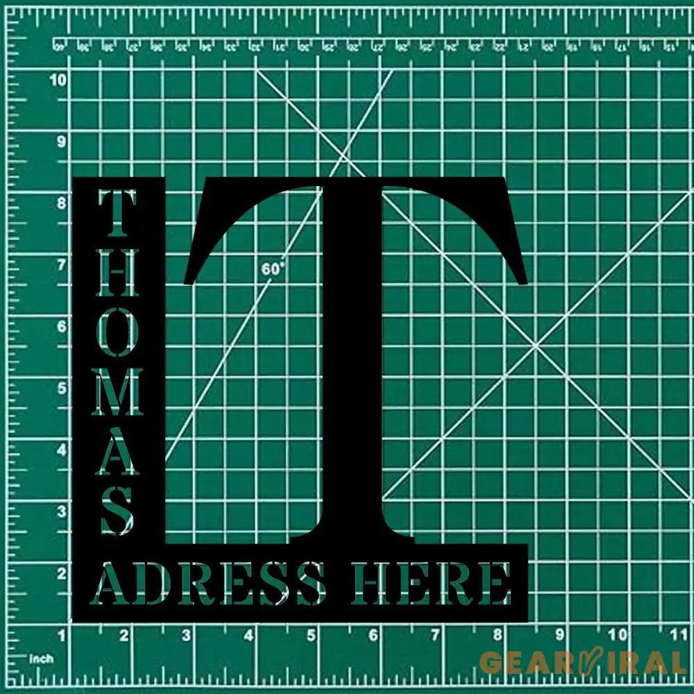 Address Metal House Address Sign Vertical Address Number Sign Minimal Address Sign Home Number Housewarming Gift Door