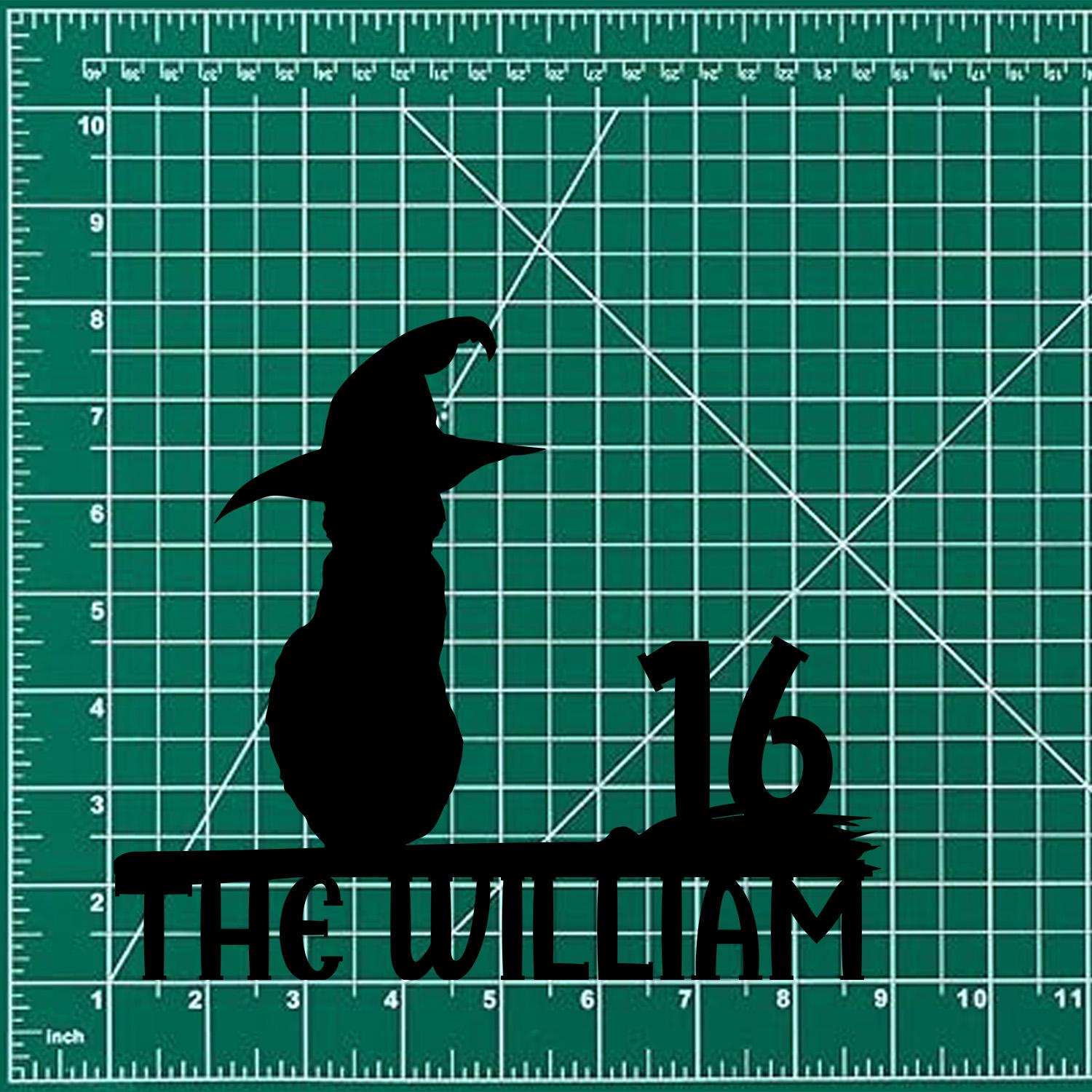 Address Metal Sign Halloween Black Cat Address Name Sign, Personalized Split Letter Last Name, Halloween Sign, Outdoor Door Monogram