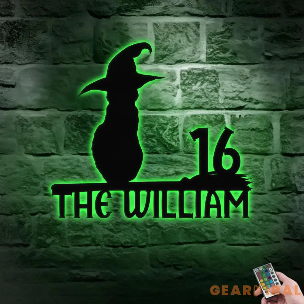 Address Metal Sign Halloween Black Cat Address Name Sign Personalized Split Letter Last Name Halloween Sign Outdoor