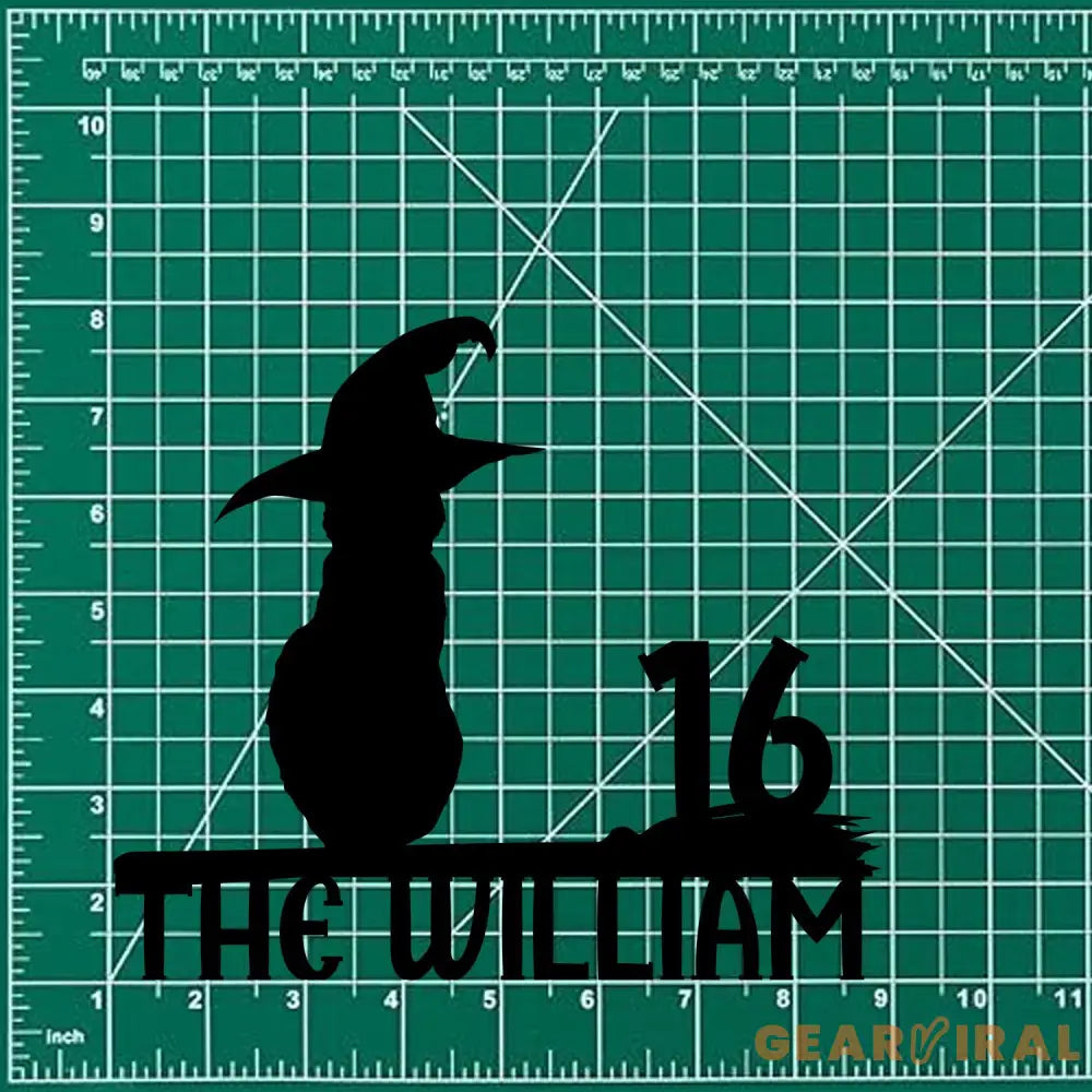 Address Metal Sign Halloween Black Cat Address Name Sign Personalized Split Letter Last Name Halloween Sign Outdoor