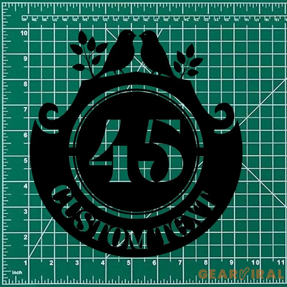 Address Plates Metal Sign Personalized Family Name Led Metal Sign Outdoor Door Decor Address Wall Art Perfect Gift for