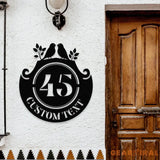 Address Plates Metal Sign Personalized Family Name Led Metal Sign Outdoor Door Decor Address Wall Art Perfect Gift for