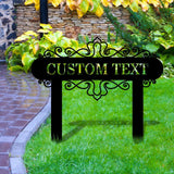 Address Unique Metal Sign, Metal Stake, Personalized Name Yard Sign, Outdoor Door Garden Decor, Metal Sign, Address Number, Housewarming