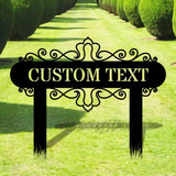 Address Unique Metal Sign, Metal Stake, Personalized Name Yard Sign, Outdoor Door Garden Decor, Metal Sign, Address Number, Housewarming