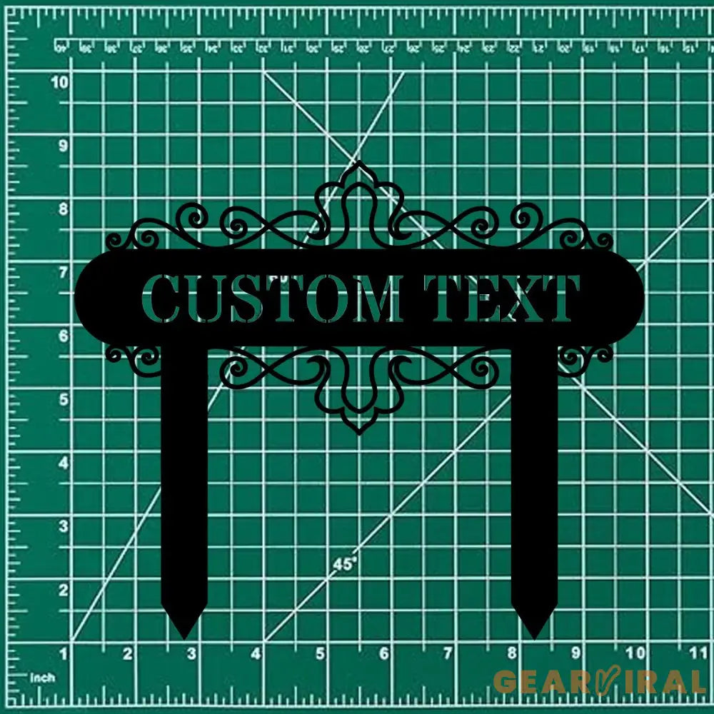 Address Unique Metal Sign Metal Stake Personalized Name Yard Sign Outdoor Door Garden Decor Metal Sign Address Number