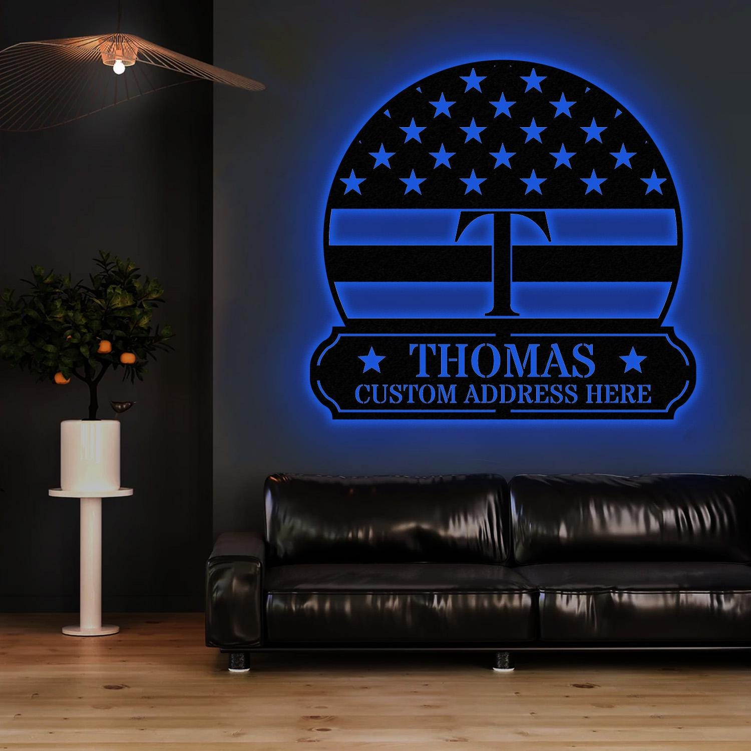 Address USA Metal House Address Sign, Vertical Address Number Sign, Minimal Address Sign, Home Number, Housewarming Gift, Door Number