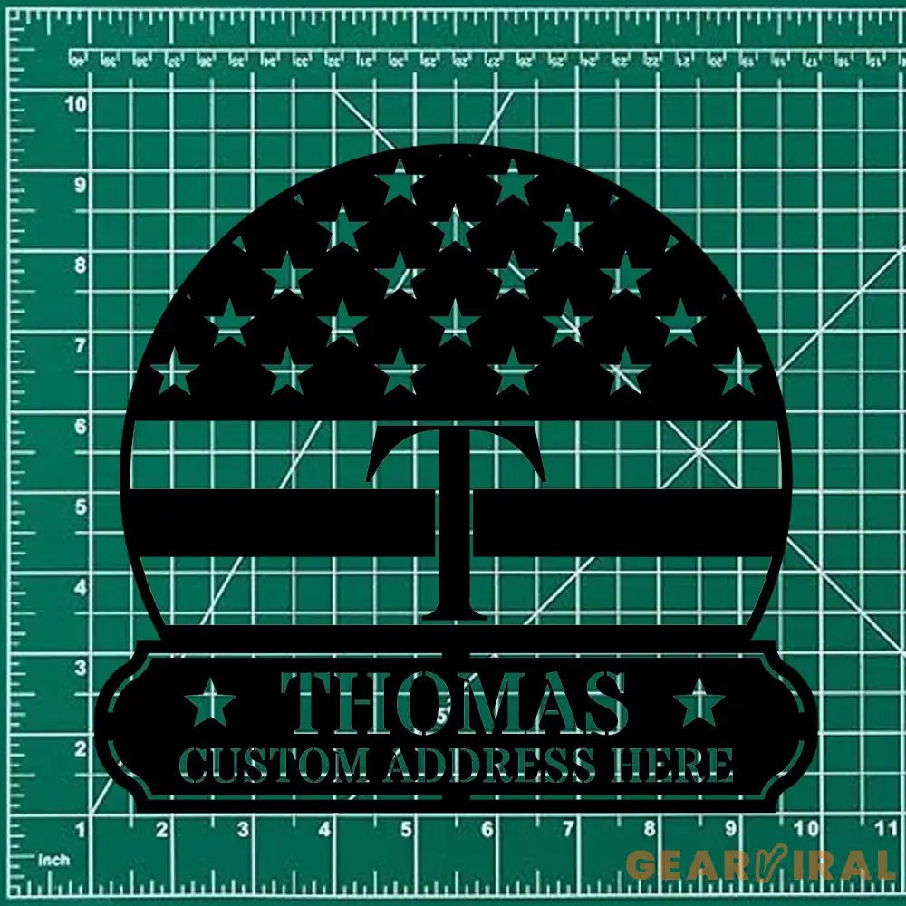 Address USA Metal House Address Sign Vertical Address Number Sign Minimal Address Sign Home Number Housewarming Gift