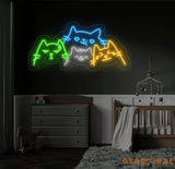 Adorable Cats Neon Sign - Custom Kitty LED Light Funny Cat Lover Gift Pet Shop Decor Bedroom Wall Art Perfect Gift for