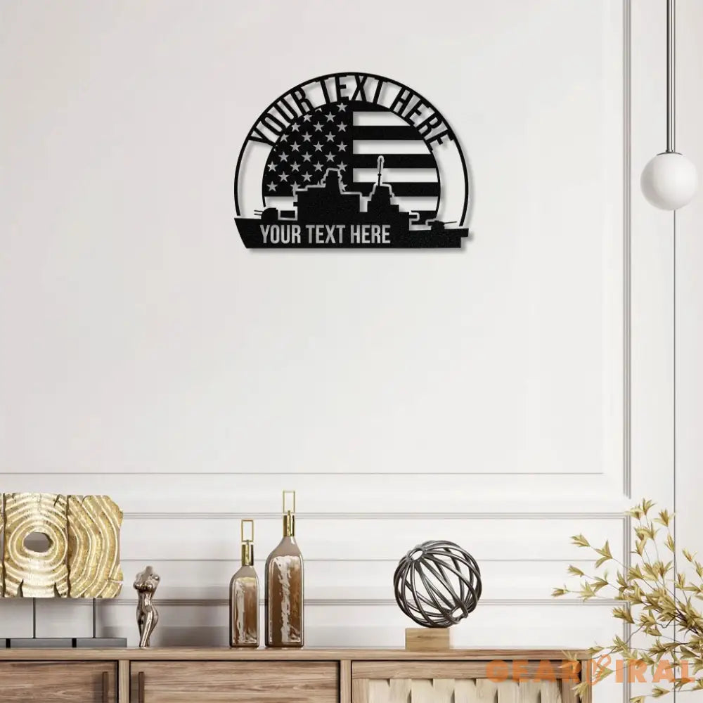 America Metal Wall Art American Flag Wall Decor US Large Metal Wall Sign Independence Day Flag Patriotic Gift Family