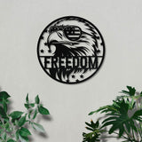 American Eagle Custom Metal Wall Art, American Flag Wall Decor, US Large Metal Eagle Wall Sign, Patriotic Gift, Custom Metal Sign