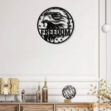 American Eagle Custom Metal Wall Art American Flag Wall Decor US Large Metal Eagle Wall Sign Patriotic Gift Custom