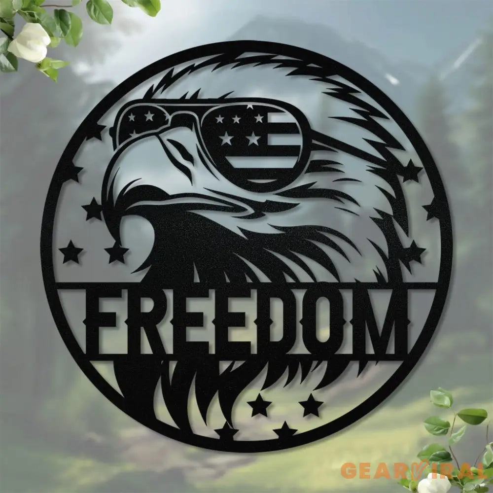 American Eagle Custom Metal Wall Art American Flag Wall Decor US Large Metal Eagle Wall Sign Patriotic Gift Custom