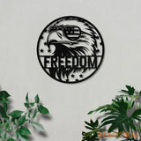 American Eagle Custom Metal Wall Art American Flag Wall Decor US Large Metal Eagle Wall Sign Patriotic Gift Custom