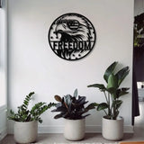 American Eagle Custom Metal Wall Art American Flag Wall Decor US Large Metal Eagle Wall Sign Patriotic Gift Custom