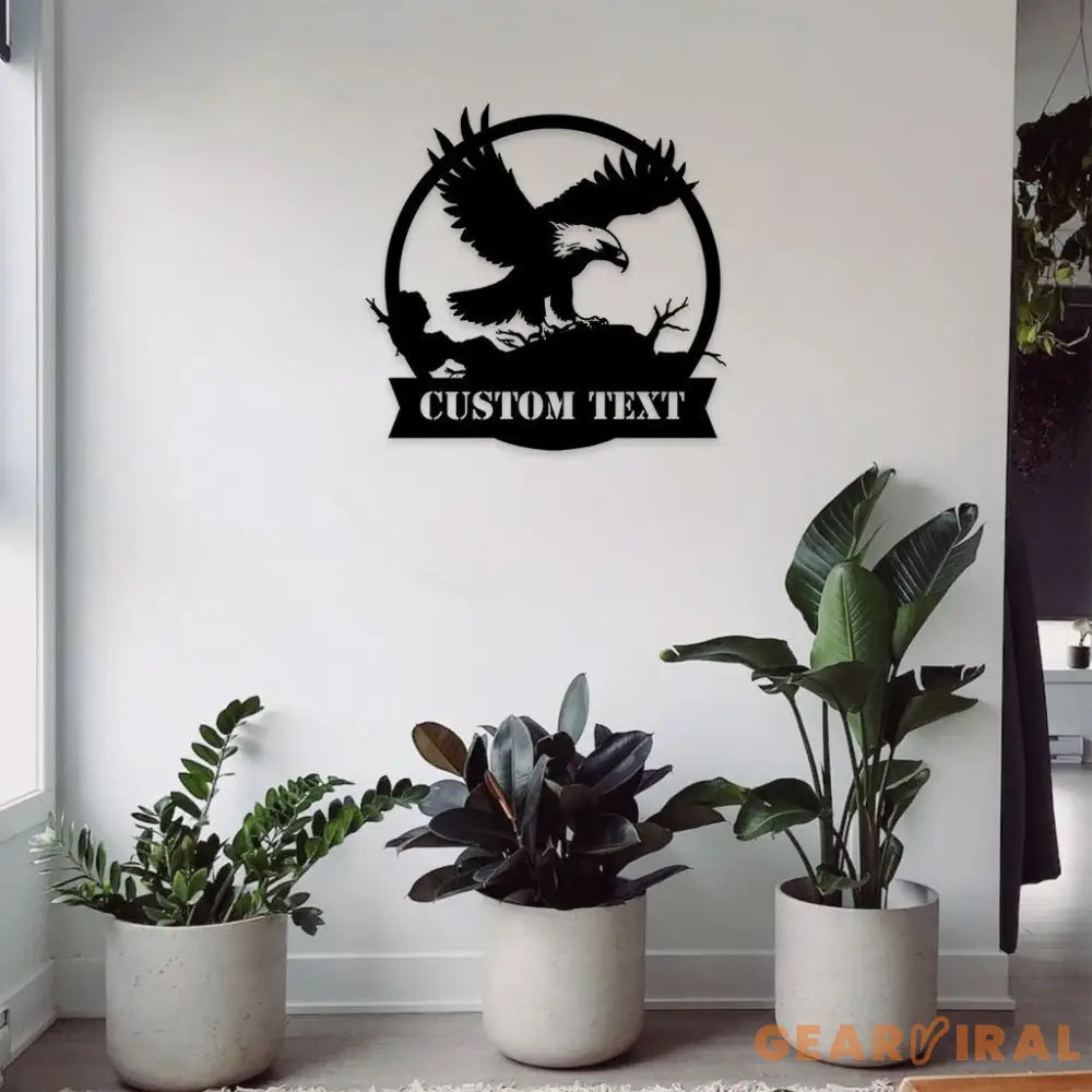 American Eagle Metal Wall Art American Flag Wall Decor US Large Metal Eagle Wall Sign Fourth of July Independence Day