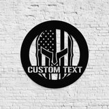 American Metal House Metal Sign, Veteran Metal Sign, Housewarming, Outdoor Door Decor, Patriotic Wall Art, Perfect Gift for Housewarming