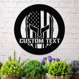 American Metal House Metal Sign, Veteran Metal Sign, Housewarming, Outdoor Door Decor, Patriotic Wall Art, Perfect Gift for Housewarming