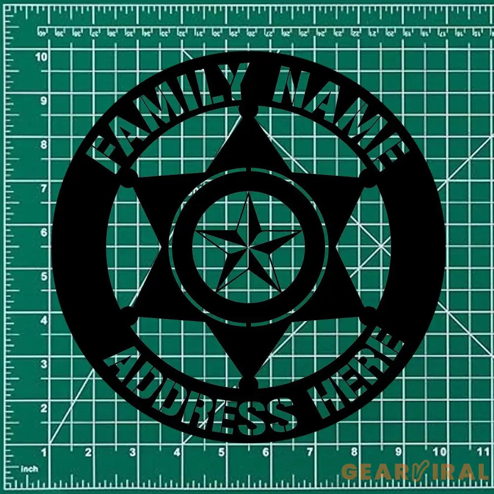 American Metal House Metal Sign Veteran Metal Sign Housewarming Outdoor Door Decor Address Wall Art Perfect Gift for